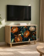 vidaXL ТВ шкаф LOCHEM 69 x 33 x 50 см Сонома Инженерна дървесина