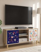 vidaXL ТВ шкаф MAINZ 102 x 33 x 50 см Сонома Инженерна дървесина
