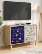 vidaXL ТВ шкаф MAINZ 69 x 33 x 50 см Сонома Инженерна дървесина