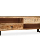 vidaXL ТВ шкаф мангово дърво масив 120x30x40 cм