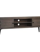 vidaXL ТВ шкаф мангово дърво масив 140x30x45 cм