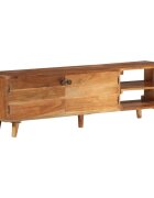 vidaXL ТВ шкаф масивно дърво акация с меден шишам 140x30x40 см