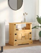 vidaXL ТВ шкаф мексикански бор стил Корона 80x43x78 cм