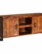 vidaXL ТВ шкаф Многоцветен 120 x 33 x 50 см регенерирано дърво масив