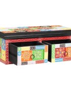 vidaXL ТВ шкаф Многоцветен 60 x 30 x 24 см Масивна дървесина от манго