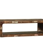 vidaXL ТВ шкаф Многоцветен 80 x 30 x 25 см
