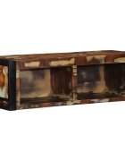 vidaXL ТВ шкаф многоцветен 80x30x25 см масивна регенерирана дървесина