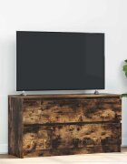 vidaXL ТВ шкаф опушен дъб 100x35x54 cm Инженерна дървесина