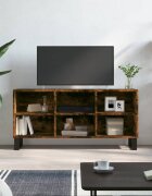 vidaXL ТВ шкаф опушен дъб 1035x30x50 см инженерно дърво