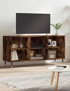 vidaXL ТВ шкаф опушен дъб 1035x30x50 см инженерно дърво