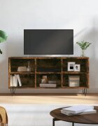 vidaXL ТВ шкаф опушен дъб 1035x30x50 см инженерно дърво