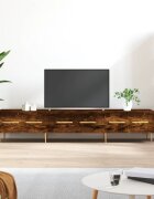 vidaXL ТВ шкаф опушен дъб 150x36x30 см инженерно дърво