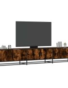 vidaXL ТВ шкаф опушен дъб 240x35x41 см инженерно дърво