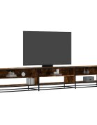 vidaXL ТВ шкаф опушен дъб 270x40x46 см инженерно дърво