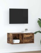 vidaXL ТВ шкаф опушен дъб 60x31x255 cm инженерна дървесина