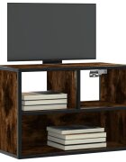 vidaXL ТВ шкаф опушен дъб 60x31x395 cm Изработена дървесина и метал