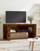 vidaXL ТВ шкаф опушен дъб 80x40x40 см инженерно дърво