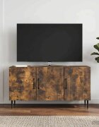 vidaXL ТВ шкаф Опушен дъб 99 x 345 x 50 см Инженерна дървесина