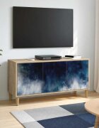 vidaXL ТВ шкаф RAALTE 102 x 33 x 50 см Сонома Инженерна дървесина