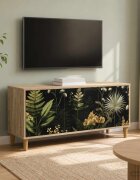 vidaXL ТВ шкаф RHENEN 102 x 33 x 50 см Сонома Инженерна дървесина