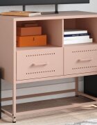 vidaXL ТВ шкаф розов 68x39x605 см стомана