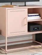 vidaXL ТВ шкаф розов 68x39x605 см стомана