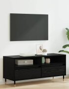 vidaXL ТВ шкаф с чекмедже Черния дъб 100 x 345 x 445 см