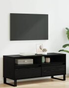 vidaXL ТВ шкаф с чекмедже Черния дъб 100 x 345 x 445 см