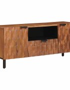 vidaXL ТВ шкаф с чекмедже Финал на кафяво акацие 105 x 33 x 46 см