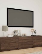 vidaXL TV шкаф с LED 165 x 34 x 40 см Кафяв дъб