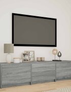 vidaXL TV шкаф с LED 165x34x40 см Сиво Сонома
