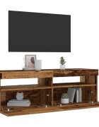 vidaXL ТВ шкаф с LED осветление 120x35x40 см инженерно дърво