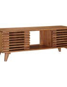 vidaXL ТВ шкаф със съхранение с врата Естествен 105 x 30 x 35 см