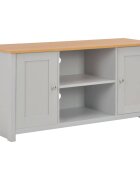 vidaXL ТВ шкаф сив 120x39x58 см