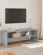 vidaXL ТВ шкаф сив 120x40x40 см инженерно дърво