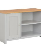 vidaXL ТВ шкаф сив 95x39x58 см