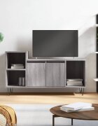 vidaXL ТВ шкаф сив сонома 100x35x55 см инженерно дърво