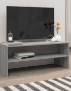 vidaXL ТВ шкаф сив сонома 100x40x40 см инженерно дърво