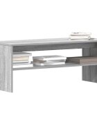 vidaXL ТВ шкаф сив сонома 100x40x40 см инженерно дърво