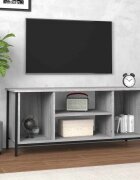 vidaXL ТВ шкаф сив сонома 102x35x45 см инженерно дърво