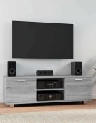 vidaXL ТВ шкаф сив сонома 120x405x35 см инженерно дърво