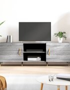 vidaXL ТВ шкаф сив сонома 150x30x50 см инженерно дърво