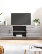 vidaXL ТВ шкаф сив сонома 150x30x50 см инженерно дърво