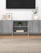 vidaXL ТВ шкаф сив сонома 150x30x50 см инженерно дърво