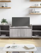 vidaXL ТВ шкаф сив сонома 160x35x55 см инженерно дърво