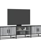 vidaXL ТВ шкаф сив сонома 180x35x41 см инженерно дърво