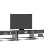 vidaXL ТВ шкаф сив сонома 270x40x46 см инженерно дърво