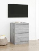 vidaXL ТВ шкаф сив сонома 40x35x54 см инженерно дърво