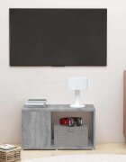 vidaXL ТВ шкаф сив сонома 60x24x32 см инженерно дърво