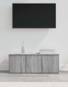 vidaXL ТВ шкаф сив сонома 80x34x30 см инженерно дърво